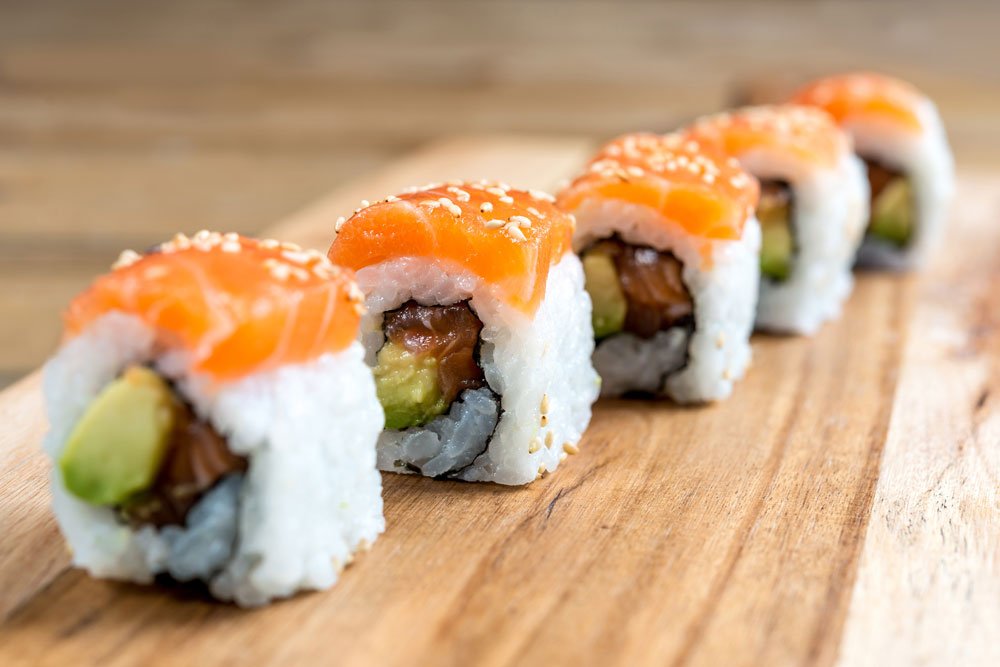 Sushi California Rolls